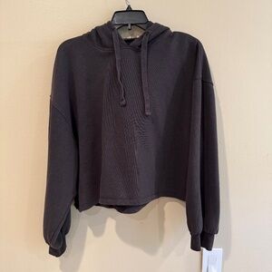 Zara Women's Cropped Sweatshirt Hoodie